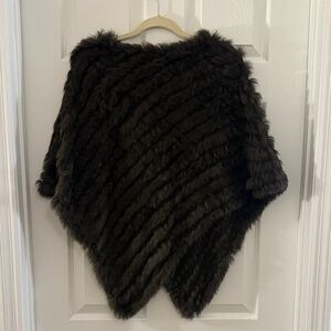 Coco + Carmen Luxurious Gray Faux Fur Accessory
